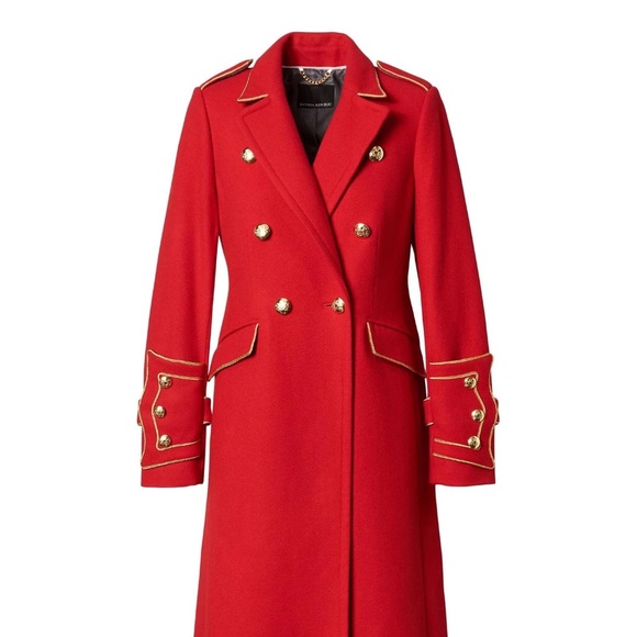 Olivia Palermo banana republic red coat - Picture 5 of 7